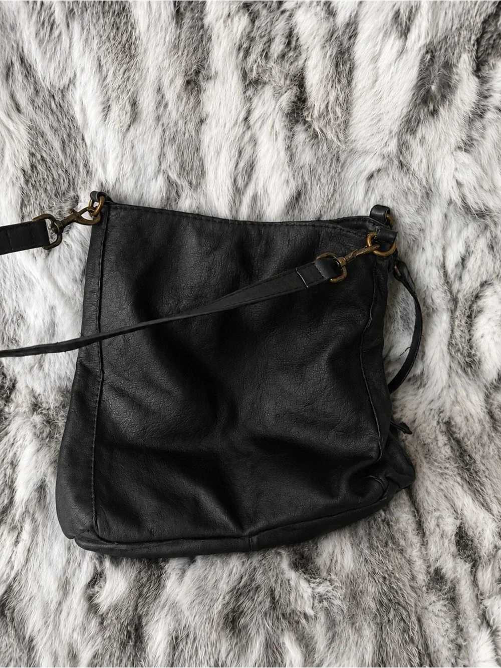 Black Genuine Leather Hobo Bag - Classic Everyday Shoulder Bag